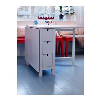 Ikea Norden Extendable Gateleg Table (White) April 2018 - 3 Ikea Norden Extendable Gateleg Table (White) - 3