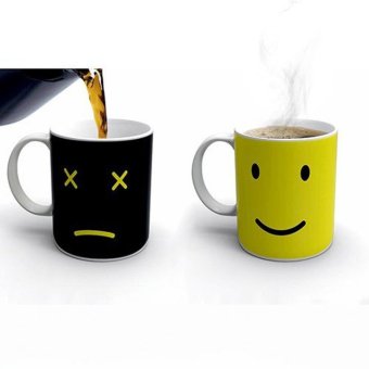 Iyach Heat Activated Design Smiley Face Changing Mug (Black) June 2018 - 2 Iyach Heat Activated Design Smiley Face Changing Mug (Black) - 2