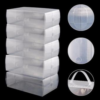 J&C Clear Plastic Shoe Storage Transparent Boxes Organizer 10pcs. June 2018 - 2 J&C Clear Plastic Shoe Storage Transparent Boxes Organizer 10pcs. - 2