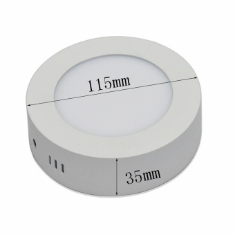 Jiawen LED Panel Light 6W Cool White Surface Mounted LED Ceiling Lights AC90-265V Round LED Downlight - Intl June 2018 - 3 Jiawen LED Panel Light 6W cool white Surface Mounted LED Ceiling Lights AC90-265V Round LED Downlight - intl - 3