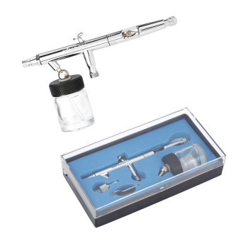 KKmoon Siphon Feed Dual-Action Airbrush Kit Set For Art Craft Painting Auto Paint Hobby Air Brush Nail 0.5mm 22cc - Intl June 2018 - 4 KKmoon Siphon Feed Dual-Action Airbrush Kit Set for Art Craft Painting Auto Paint Hobby Air Brush Nail 0.5mm 22cc - intl - 4