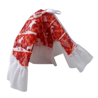 LALANG Christmas Tree Skirt Tree Tabletop Party ChristmasDecoration (Red) - Intl June 2018 - 2 LALANG Christmas Tree Skirt Tree Tabletop Party ChristmasDecoration (Red) - intl - 2