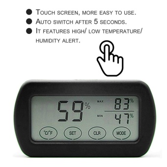 LCD Display Egg Incubator Thermometer Hygrometer Meter Of Humidity Temperature Black - Intl April 2018 - 5 LCD Display Egg Incubator Thermometer Hygrometer Meter of Humidity Temperature Black - intl - 5