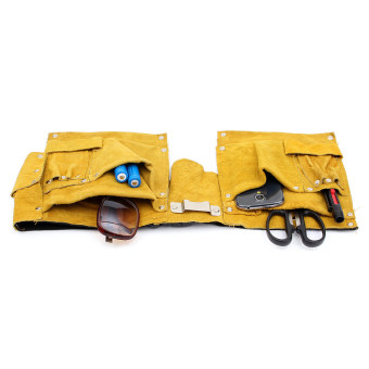 Leather Pocket Pouch Tool Belt Bag Electrician Carpenter Contractor Construction April 2018 - 5 Leather Pocket Pouch Tool Belt Bag Electrician Carpenter Contractor Construction - 5