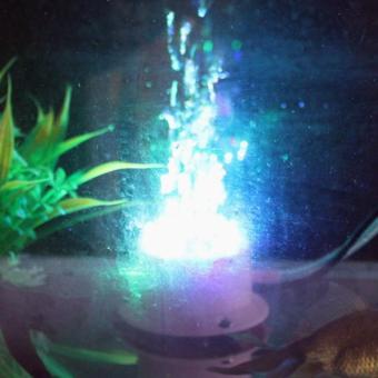 LED Air Curtain Stone Bubble Disk And Aquarium Light Colorful Bubble Lamp Submersible Light Fish Tank Aquatic Accessory - Intl April 2018 - 2 LED Air Curtain Stone Bubble Disk and Aquarium light Colorful Bubble Lamp Submersible Light Fish Tank Aquatic Accessory - intl - 2