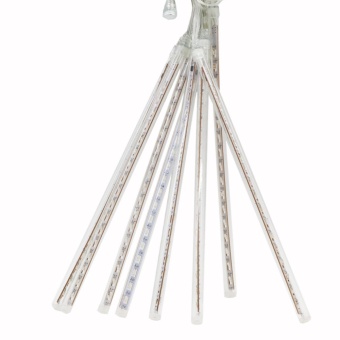 LED Meteor Shower Rain Lights,Drop/Icicle Snow Falling Raindrop 30cm 8 Tubes Cascading Lights For Wedding Xmas Home Decor - Cool White - Intl June 2018 - 3 LED Meteor Shower Rain Lights,Drop/Icicle Snow Falling Raindrop 30cm 8 Tubes Cascading lights for Wedding Xmas Home Decor - Cool White - intl - 3