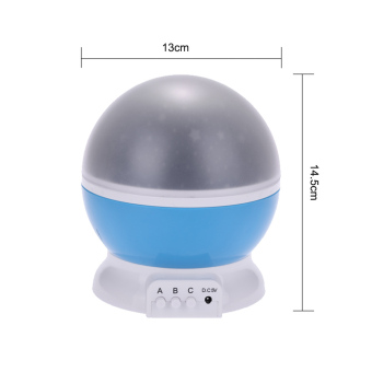 LED Starry Sky Rotating Night Light Moon USB Ball Projector Lamp 360 Degree Multi-colored Romantic Children Baby Bedroom Nursery Use Christmas Festival Gift Blue - Intl June 2018 - 5 LED Starry Sky Rotating Night Light Moon USB Ball Projector Lamp 360 Degree Multi-colored Romantic Children Baby Bedroom Nursery Use Christmas Festival Gift Blue - Intl - 5