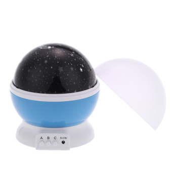LED Starry Sky Rotating Night Light Moon USB Ball Projector Lamp 360 Degree Multi-colored Romantic Children Baby Bedroom Nursery Use Christmas Festival Gift Blue - Intl June 2018 - 4 LED Starry Sky Rotating Night Light Moon USB Ball Projector Lamp 360 Degree Multi-colored Romantic Children Baby Bedroom Nursery Use Christmas Festival Gift Blue - Intl - 4