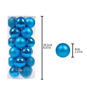 Leegoal Christmas Baubles Tree Balls Decorations Ornament Xmas TreeFestival Party Pendant Baubles,24pcs,4cm,Lake Blue - Intl June 2018 - 2 leegoal Christmas Baubles Tree Balls Decorations Ornament Xmas TreeFestival Party Pendant Baubles,24pcs,4cm,Lake Blue - intl - 2