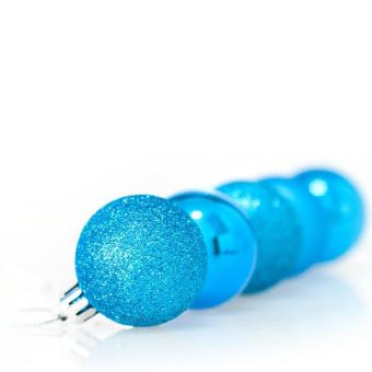 Leegoal Christmas Baubles Tree Balls Decorations Ornament Xmas TreeFestival Party Pendant Baubles,24pcs,4cm,Lake Blue - Intl June 2018 - 3 leegoal Christmas Baubles Tree Balls Decorations Ornament Xmas TreeFestival Party Pendant Baubles,24pcs,4cm,Lake Blue - intl - 3
