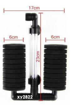Leegoal Double Head Air Pump Sponge Filter For Aquarium Tank Size20 Gallon (Black) - Intl July 2018 - 5 leegoal Double Head Air Pump Sponge Filter For Aquarium Tank Size20 Gallon (Black) - intl - 5