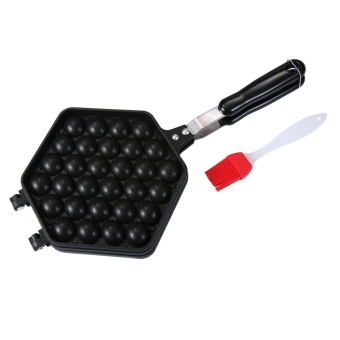 Leegoal Egg Waffle Pan,Non-Stick Grill Egg Cake Pan Egg Puff Waffle Maker Double Sided Iron Pressure Pan,Black - Intl June 2018 - 3 leegoal Egg Waffle Pan,Non-Stick Grill Egg Cake Pan Egg Puff Waffle Maker Double Sided Iron Pressure Pan,Black - intl - 3