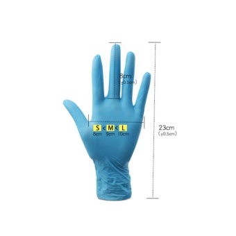 Liberty Nitrile Industrial Glove, Powder Free, Disposable, Blue Box Of 100 - Intl June 2018 - 4 Liberty Nitrile Industrial Glove, Powder Free, Disposable, Blue Box of 100 - intl - 4