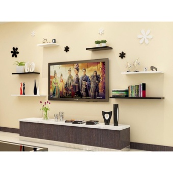 Line Shape Floating Wall Shelves Set Of 3 July 2018 - 3 Line Shape Floating Wall Shelves Set of 3 - 3