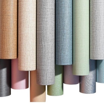 Linen Wallpaper Modern All-match PVC Waterproof Wall Paper Rolls Self-adhesive Thick Wall Sticker - Intl June 2018 - 3 Linen Wallpaper Modern All-match PVC Waterproof Wall Paper Rolls Self-adhesive Thick Wall Sticker - intl - 3