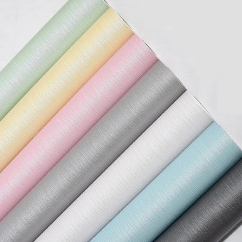 Linen Wallpaper Modern All-match PVC Waterproof Wall Paper Rolls Self-adhesive Thick Wall Sticker - Intl June 2018 - 4 Linen Wallpaper Modern All-match PVC Waterproof Wall Paper Rolls Self-adhesive Thick Wall Sticker - intl - 4