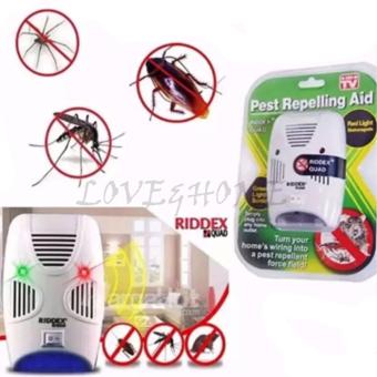 LOVE&HOME Riddex Quad Pest Repelling Aid Features Sonic PestRepelling Aid Set Of 2 June 2018 - 2 LOVE&HOME Riddex Quad Pest Repelling Aid Features Sonic PestRepelling Aid Set of 2 - 2