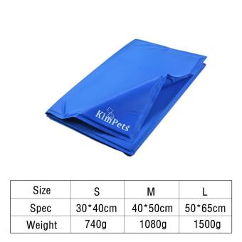 LT365 Dog Cat Pet Cooling Mat Hot Weather Gel Pad Bed Self CoolingDog Cool Mat - Blue S - Intl June 2018 - 2 LT365 Dog Cat Pet Cooling Mat Hot Weather Gel Pad Bed Self CoolingDog Cool Mat - Blue S - intl - 2
