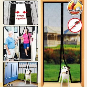 Magic Mesh Instant Screen Door (Black) June 2018 - 4 Magic Mesh Instant Screen Door (Black) - 4