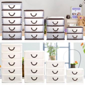 Makiyo Durable Plastic 4 Layers Drawer Storage Case Pratical Desktop Cosmetics Jewelry Watch Organizer Holder Box - Intl June 2018 - 3 Makiyo Durable Plastic 4 Layers Drawer Storage Case Pratical Desktop Cosmetics Jewelry Watch Organizer Holder Box - intl - 3