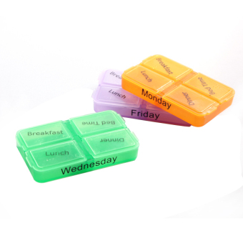 Medicine Weekly Storage Pill 7 Day Tablet Sorter Box Container Case Organizer June 2018 - 5 Medicine Weekly Storage Pill 7 Day Tablet Sorter Box Container Case Organizer - 5