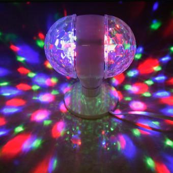 Microbishi LED Double - Headed Full - Color Rotating Lights Stagelights DJ Dance Lights Gifts For Party With Free Stereo In-EarHeadphone (Color May Vary) July 2018 - 5 microbishi LED Double - headed full - color rotating lights stagelights DJ dance lights gifts for Party with free Stereo In-EarHeadphone (Color May Vary) - 5