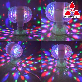 Microbishi LED Double - Headed Full - Color Rotating Lights Stagelights DJ Dance Lights Gifts For Party With Free Stereo In-EarHeadphone (Color May Vary) July 2018 - 4 microbishi LED Double - headed full - color rotating lights stagelights DJ dance lights gifts for Party with free Stereo In-EarHeadphone (Color May Vary) - 4