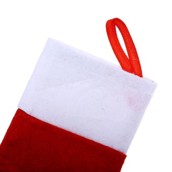 Mini Christmas Tree Stocking Decoration Dinnerware Holder (Red With White) - Intl May 2018 - 5 Mini Christmas Tree Stocking Decoration Dinnerware Holder (Red With White) - intl - 5