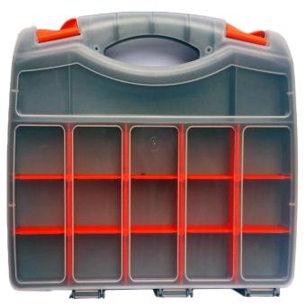 Model R237 Tool Box / Jewelry Box / Organizer / Cash Box Doublesize (Grey) June 2018 - 5 Model R237 Tool Box / Jewelry Box / Organizer / Cash Box Doublesize (Grey) - 5