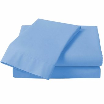 MODERN SPACE High Quality Bedsheet Double Size With FREE Two Pillow Cases (Light Blue) May 2018 - 2 MODERN SPACE High Quality Bedsheet Double Size With FREE Two Pillow Cases (Light Blue) - 2