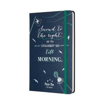 Moleskine Limited Edition Peter Pan Large Ruled Notebook (SapphireBlue) June 2018 - 2 Moleskine Limited Edition Peter Pan Large Ruled Notebook (SapphireBlue) - 2