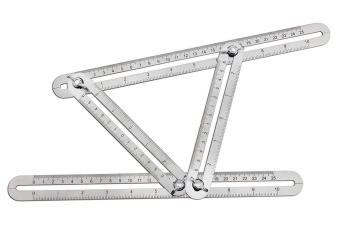 Multi Function Angle-izer Template Tool Stainless Steel MeasuresInstrument Folding Four-Sided Ruler(Sliver) - Intl April 2018 - 4 Multi Function Angle-izer Template Tool Stainless Steel MeasuresInstrument Folding Four-Sided Ruler(Sliver) - intl - 4