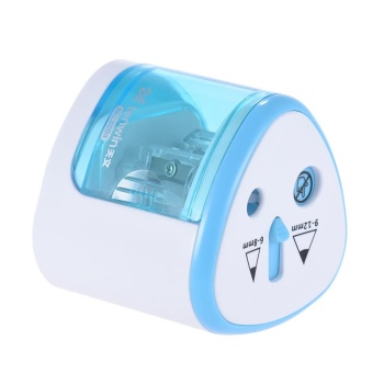 Multi-functional Automatic Electric Pencil Sharpener Battery Operated With 2 Holes(6-8mm / 9-12mm) For Home School Student Blue - Intl June 2018 - 2 Multi-functional Automatic Electric Pencil Sharpener Battery Operated with 2 Holes(6-8mm / 9-12mm) for Home School Student Blue - intl - 2