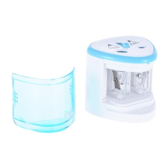 Multi-functional Automatic Electric Pencil Sharpener Battery Operated With 2 Holes(6-8mm / 9-12mm) For Home School Student Blue - Intl June 2018 - 3 Multi-functional Automatic Electric Pencil Sharpener Battery Operated with 2 Holes(6-8mm / 9-12mm) for Home School Student Blue - intl - 3