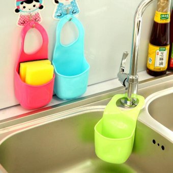 Multi-purpose Storage Shelf Sink Strainer Kitchen Sink AccessoriesBathroom Hanging Strainer Organizer Storage Sponge Holder BagTool(Blue) - Intl June 2018 - 3 Multi-purpose Storage Shelf Sink Strainer Kitchen Sink AccessoriesBathroom Hanging Strainer Organizer Storage Sponge Holder BagTool(Blue) - Intl - 3