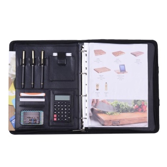 Multifunctional PU A4 File Zipper Manager Brief Case DocumentFolder Organizer Business Office Portfolio Data Pocket Holder With8 Digit Calculator Magnetic Handle - Intl June 2018 - 4 Multifunctional PU A4 File Zipper Manager Brief Case DocumentFolder Organizer Business Office Portfolio Data Pocket Holder with8 Digit Calculator Magnetic Handle - intl - 4