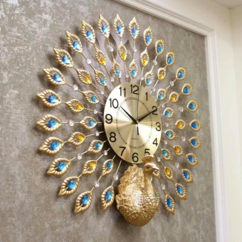 New 2017 Fashion Peacock Living Room Wall Clock April 2018 - 2 New 2017 Fashion Peacock living room wall clock - 2