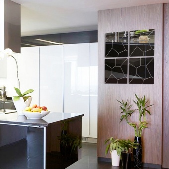 New 3D Mirror Wall Mirror Wall Geometry Trade Acrylic Decoration Room Mid - Intl June 2018 - 3 New 3D Mirror Wall Mirror Wall Geometry Trade Acrylic Decoration Room Mid - intl - 3
