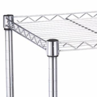 NEW Chrome Storage Rack 4-Tier Organizer Kitchen Shelving CarbonSteel Wire Shelves June 2018 - 3 NEW Chrome Storage Rack 4-Tier Organizer Kitchen Shelving CarbonSteel Wire Shelves - 3