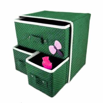New Folding 3 Drawer Fabric Storage Box Organizer May 2018 - 4 New Folding 3 Drawer Fabric Storage Box Organizer - 4