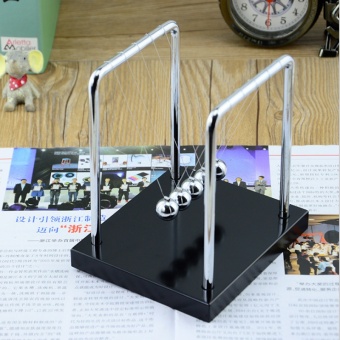 Newton's Cradle Balance Ball Classic Toy Wooden Base Newtons CradlePhysics Pendulum Science Wave Home Desk Office Decoration(Small) -intl April 2018 - 3 Newton's Cradle Balance Ball Classic Toy Wooden Base Newtons CradlePhysics Pendulum Science Wave Home Desk Office Decoration(Small) -intl - 3