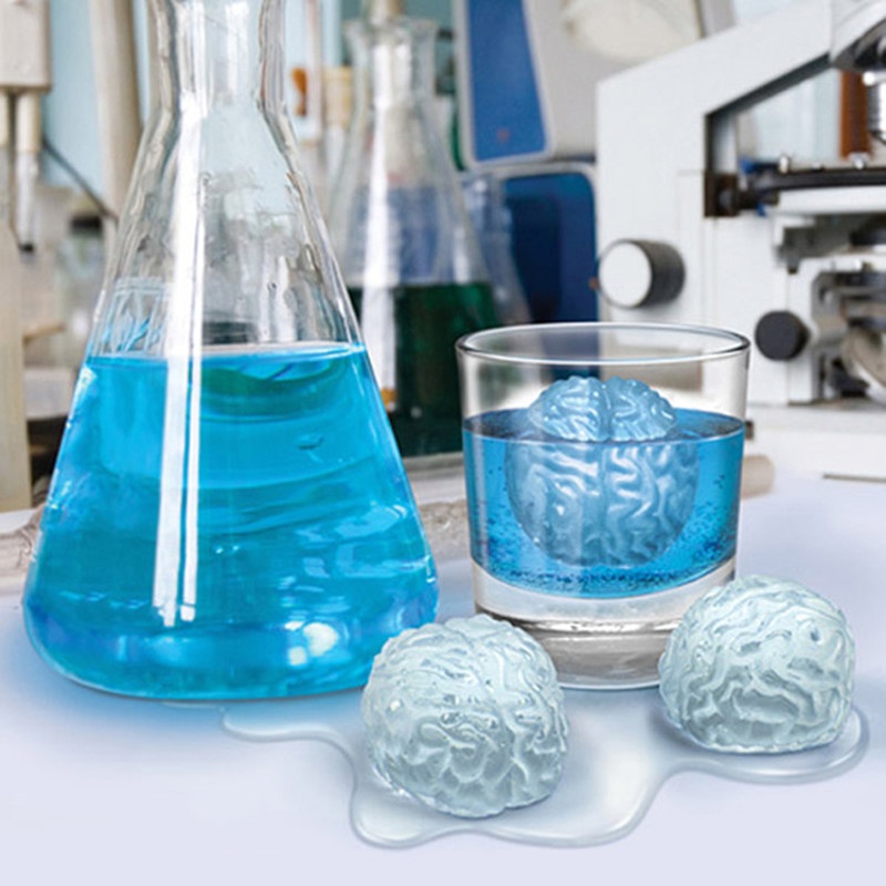 Philippines Novelty 3d Large Round Shape Freeze Brain Silicone Novelty 3d Large Round Shape Freeze Brain Silicone Sphere Ice Cube Ball Maker Tray