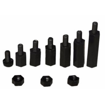 Nylon M3 Hex Male-Female Standoff Spacers Screw Nut Kit (COD) June 2018 - 2 Nylon M3 Hex Male-Female Standoff Spacers Screw Nut Kit (COD) - 2