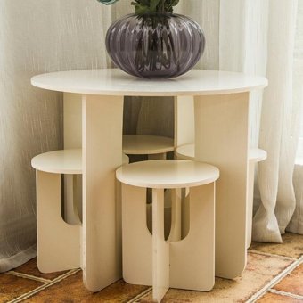 One Piece European Style Mini Creative Home Coffee Table Stool - Intl June 2018 - 3 One Piece European Style Mini Creative Home Coffee Table Stool - intl - 3