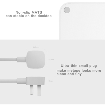 Original Xiaomi Mi Smart Power Strip Patch Board Plug Board WithRemote Control Time Switch Function & 6 Sockets, Cable Length:1.8M, Chinese Standard Plug(White) - Intl April 2018 - 4 Original Xiaomi Mi Smart Power Strip Patch Board Plug Board withRemote Control Time Switch Function & 6 Sockets, Cable Length:1.8M, Chinese Standard Plug(White) - intl - 4