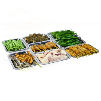 Outdoor Barbecue Tool Thicken Stainless Steel BBQ Grill Tray DripPan - Intl June 2018 - 5 Outdoor Barbecue Tool Thicken Stainless Steel BBQ Grill Tray DripPan - Intl - 5