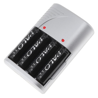 PALO 4 Independent Slots Battery Smart Charger With LED Indicatorfor AA / AAA / 9v / Ni-MH / Ni-Cd Batteries Support DifferentBattery Mixed Charging - Intl June 2018 - 3 PALO 4 Independent Slots Battery Smart Charger with LED Indicatorfor AA / AAA / 9v / Ni-MH / Ni-Cd Batteries Support DifferentBattery Mixed Charging - intl - 3
