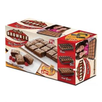 Perfect Slice Brownie Maker Pan Set (Silver) June 2018 - 2 Perfect Slice Brownie Maker Pan Set (Silver) - 2