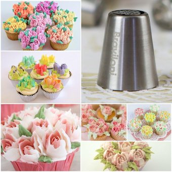 Piping Tips Cake Baking Supplies Decorating Set - 30 Icing Nozzles Extra Large Decoration Kit - Best Kitchen Gift - Intl April 2018 - 3 Piping Tips Cake Baking Supplies Decorating Set - 30 Icing Nozzles Extra Large Decoration Kit - Best Kitchen Gift - intl - 3