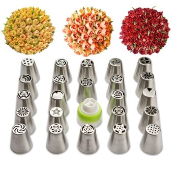 Piping Tips Cake Baking Supplies Decorating Set - 30 Icing Nozzles Extra Large Decoration Kit - Best Kitchen Gift - Intl April 2018 - 4 Piping Tips Cake Baking Supplies Decorating Set - 30 Icing Nozzles Extra Large Decoration Kit - Best Kitchen Gift - intl - 4